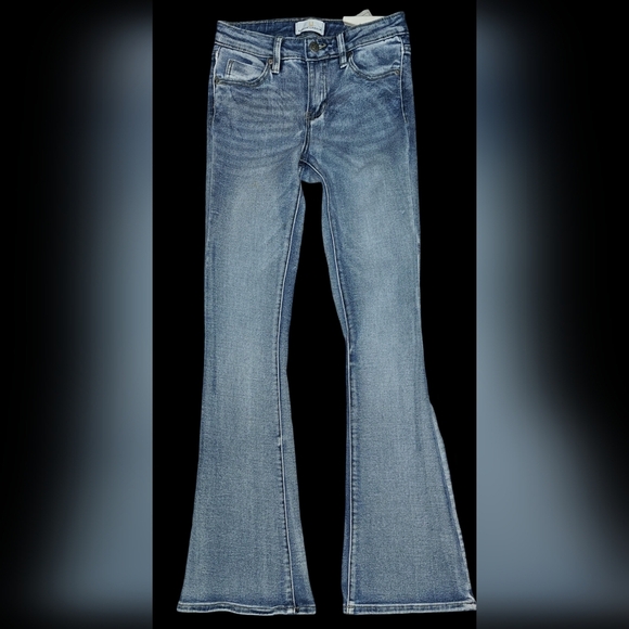 Austin Landing Denim - Austin Landing Juniors Crystal Rhinestone Butterfly Low Rise Jeans Sz 3 NWT